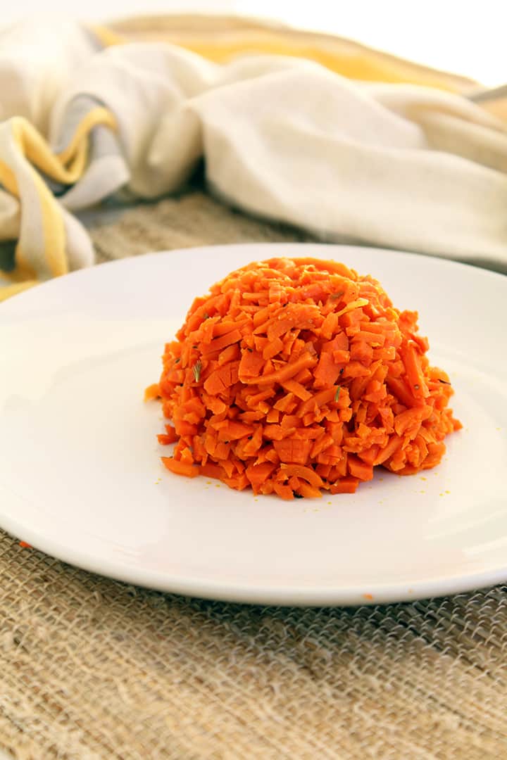 Garlic-Oregano Carrot Rice