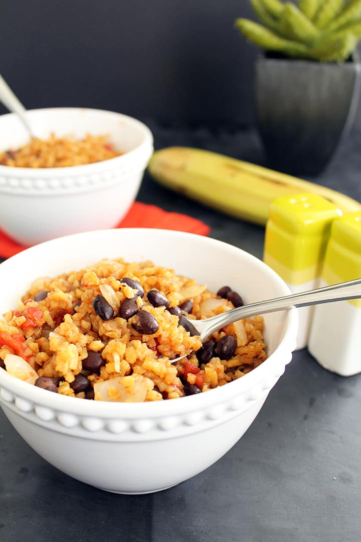 Plantain Rice and Beans