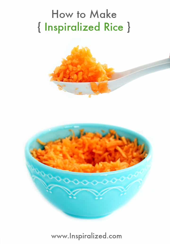 How to Make Spiralized Rice by Inspiralized