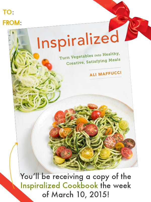 Inspiralized Cookbook Cover Release and Pre-Order