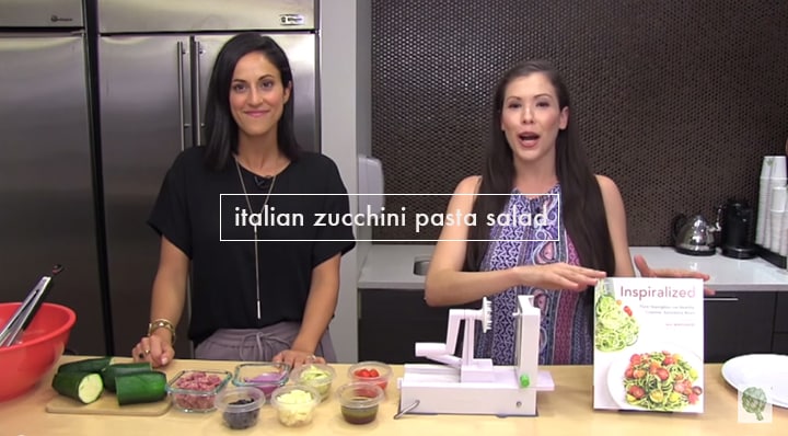 Inspiralized Zucchini Pasta Salad